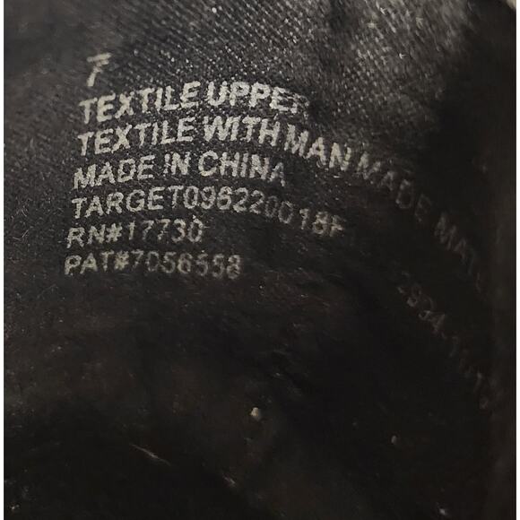 Universal Thread Espadrilles Flats Women's Casual Black Fabric Stitched Size 7 - Picture 8 of 8